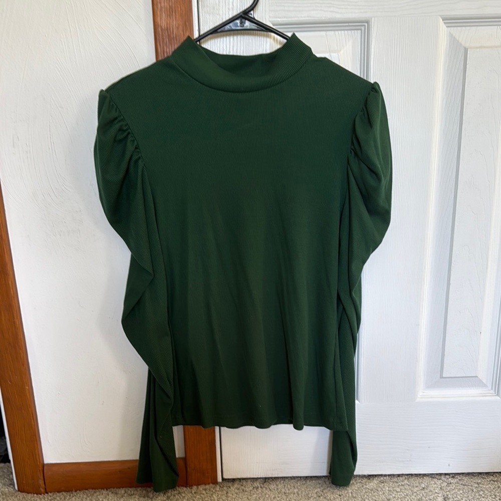 Elegant Green Women's Top